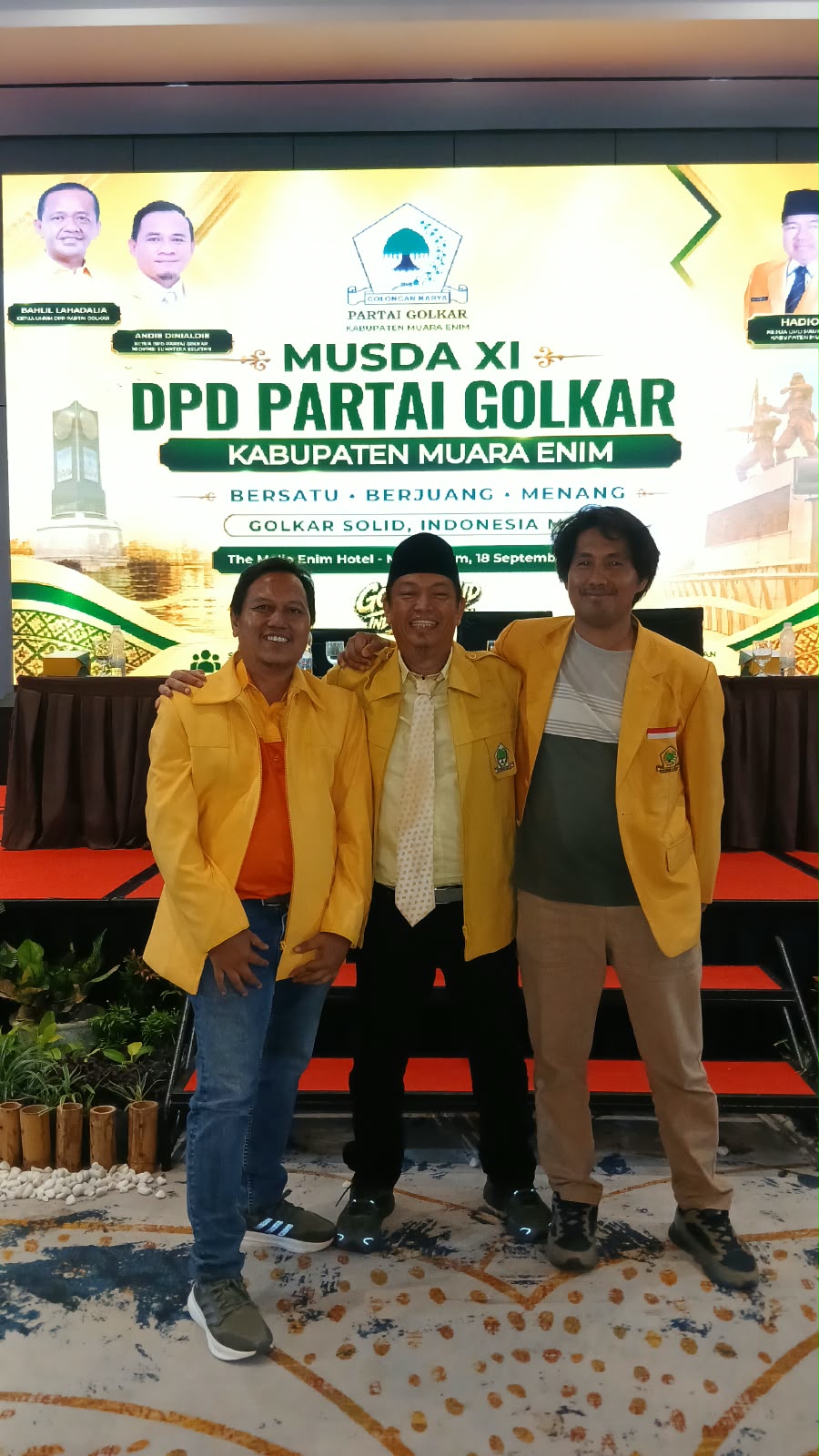 Resmi Nakhodai Golkar Muara Enim, H. Adriansyah Kibarkan Panji Beringin hingga Pelosok