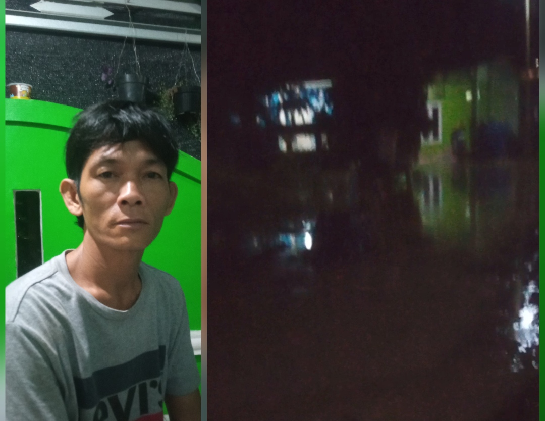 BANJIR HANTUI PERUMAHAN RAKHA DESA ULAK LEBAR, WARGA MOHON TOLONG PADA PEMERINTAH